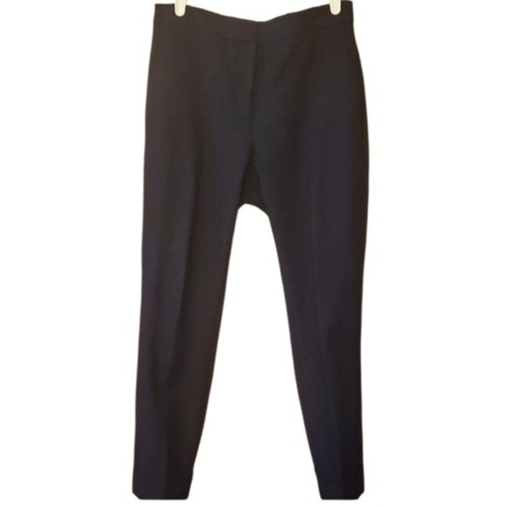 Ann Taylor Navy Cuffed Business Trouser Pants Size 2